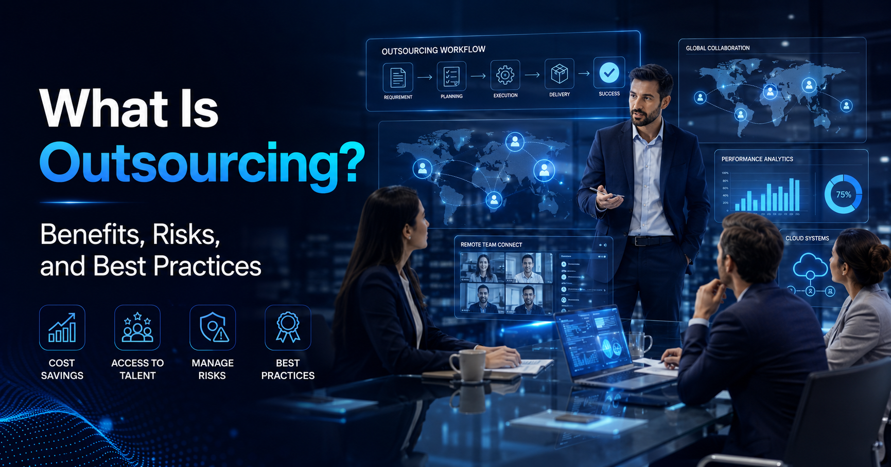 What Is Outsourcing? Benefits, Risks, and Best Practices