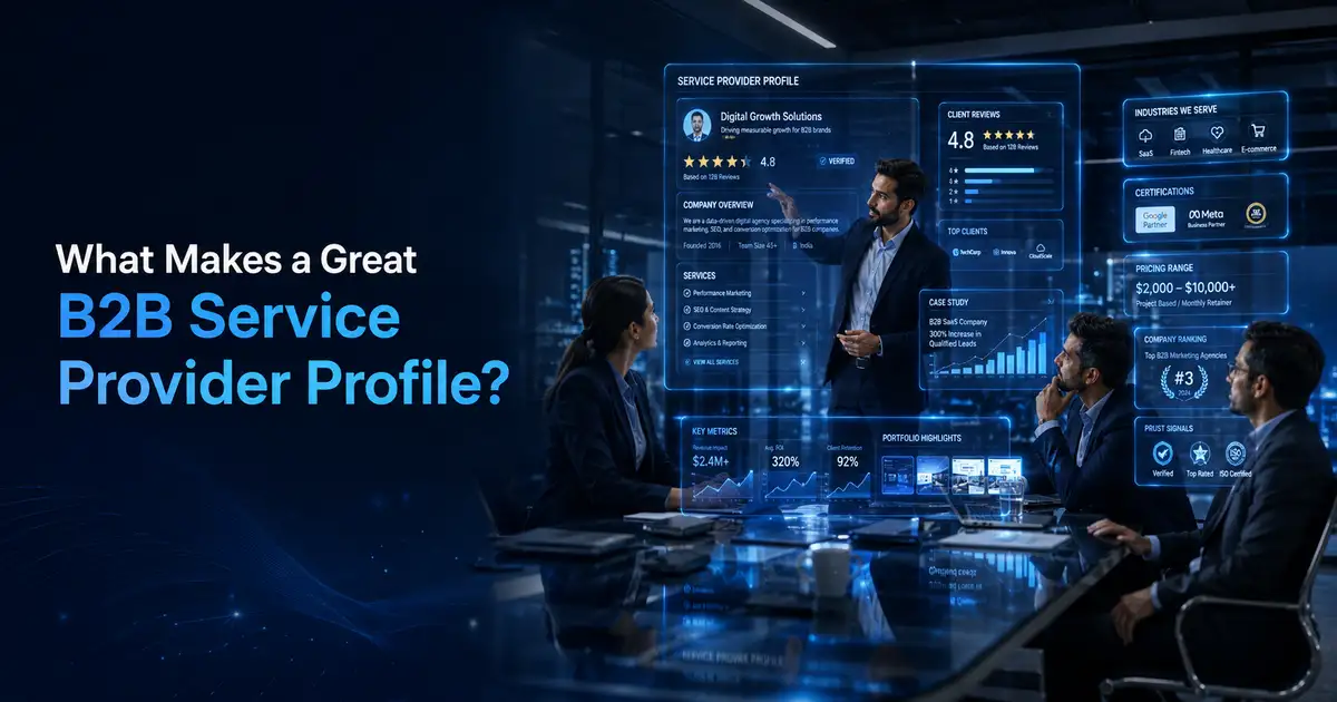 What Makes a Great B2B Service Provider Profile?